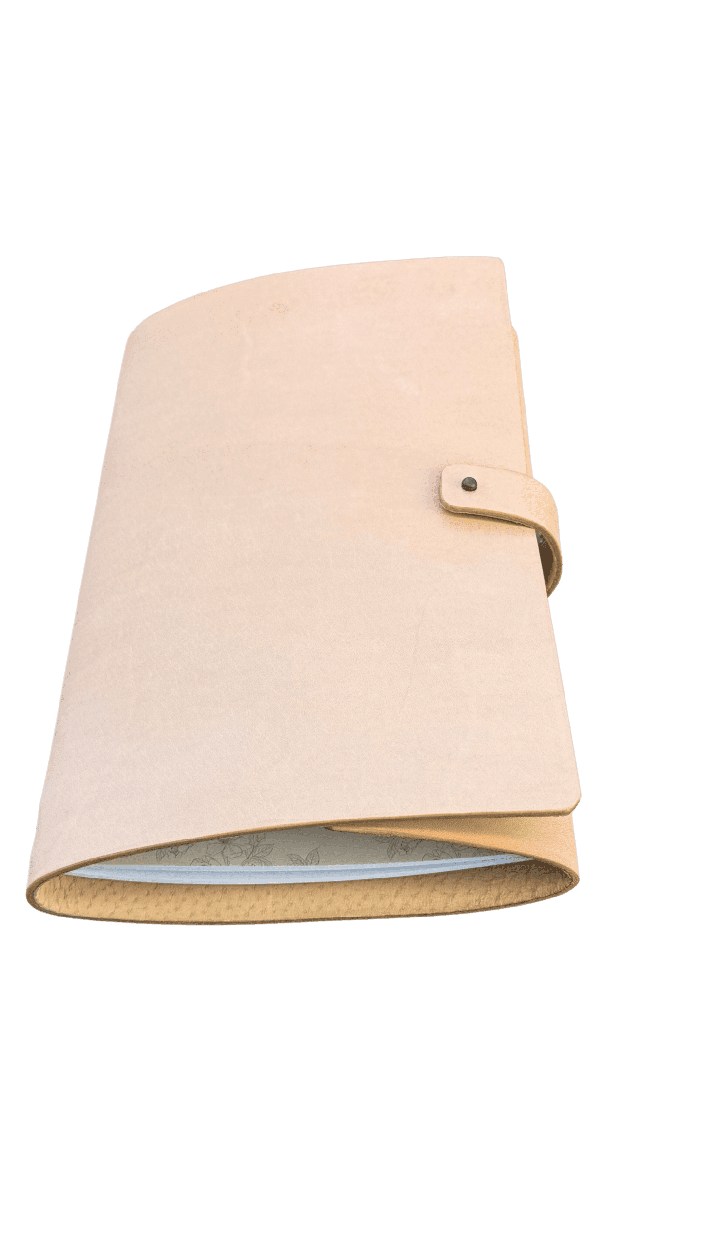 Protège carnets naturel format A5 personnalisable gravure à chaud fait main artisanal Typ'All Création Nantes