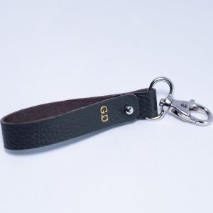 Porte clés kit DIY en cuir personnalisable fait main artisanal Typ'All Création Nantes