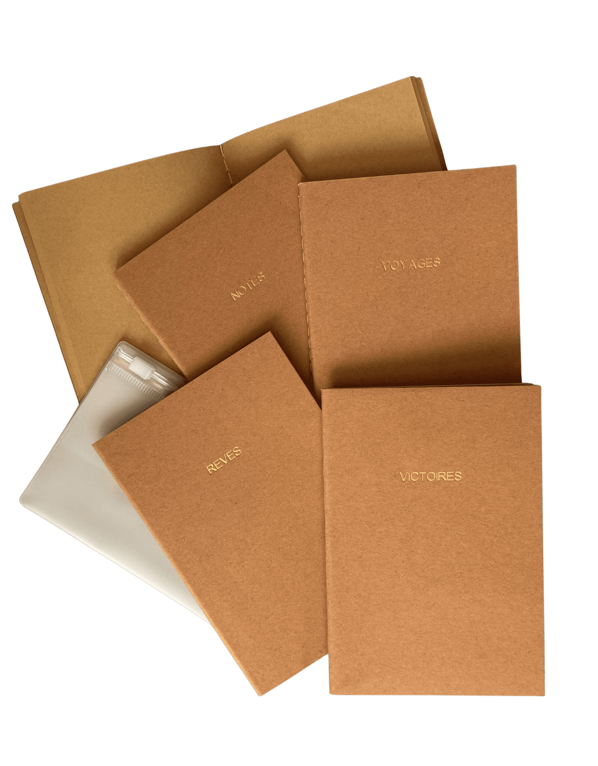 Carnets personnalisés gravure à chaud NOTES VOYAGES CRÉATIONS pack organisation Typ'All Création Nantes